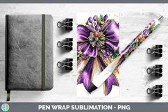 GorgeousCoquette Bow Pen Wrap design.
