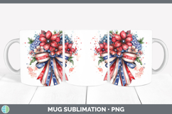 GorgeousCoquette Bow Mug Wrap design.