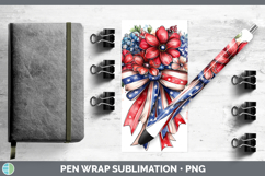GorgeousCoquette Bow Pen Wrap design.