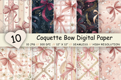 coquette bow pattern, ribbon digital paper, coquette scrapbook paper, bow seamless pattern, coquette pattern bundle, ribbon pattern tile, coquette digital paper, bow scrapbook paper, coquette watercolor paper, ribbon scrapbook paper, coquette bow tile, bo