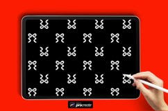 Bow Pattern Procreate Brush