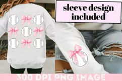 pink baseball bows png