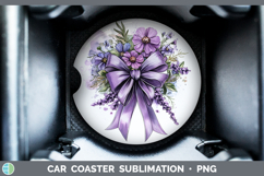 GorgeousCoquette Bow Car Coaster design.