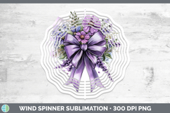 GorgeousCoquette Bow Wind Spinner design.