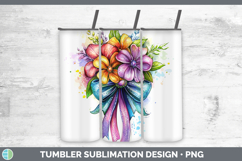 GorgeousCoquette Bow Tumbler design.