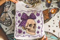 Halloween Skull Coquette Bow PNG, Halloween PNG, Fall PNG Product Image 4
