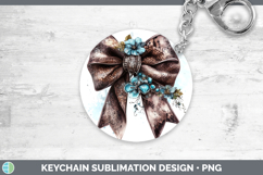 GorgeousCoquette Bow Keychain design.
