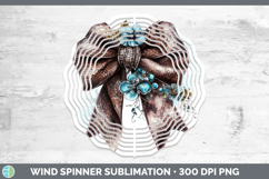 GorgeousCoquette Bow Wind Spinner design.