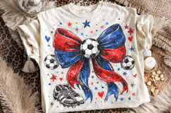 Soccer Coquette Bow PNG Sublimation, Soccer Mom PNG, Sports Product Image 1