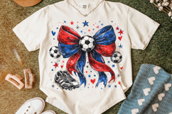 Soccer Coquette Bow PNG Sublimation, Soccer Mom PNG, Sports Product Image 4