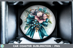 GorgeousCoquette Bow Car Coaster design.