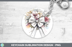 GorgeousCoquette Bow Keychain design.