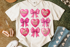 Valentine Coquette PNG, Valentine's Day PNG, Be Mine, Xoxo Product Image 4