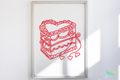 Coquette Cake SVG PNG Bundle Clipart Product Image 5