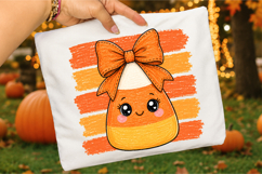 Coquette Candy Corn Png,Cute Spooky Season Png Product Image 3