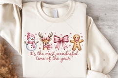 Coquette Christmas PNG, It's the most wonderful time of the Product Image 4