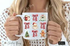 Christmas Coquette Girly PNG | Christmas PNG Product Image 2