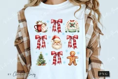 Christmas Coquette Girly PNG | Christmas PNG Product Image 3