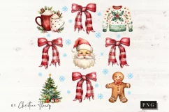 Christmas Coquette Girly PNG | Christmas PNG Product Image 4