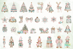Coquette Christmas Clipart Sublimation Product Image 6