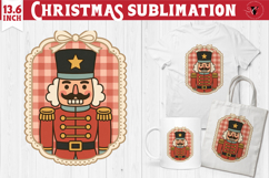 Coquette Christmas Clipart | Retro Nutcracker soldier PNG Product Image 1