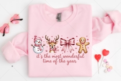 Coquette Christmas PNG, It's the most wonderful time of the Product Image 6