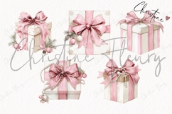 Coquette Christmas Gift Clipart Bundle Product Image 5