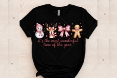 Coquette Christmas PNG, It's the most wonderful time of the Product Image 7
