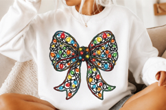 Coquette Christmas Light Bow png Product Image 3