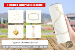 Christmas Coquette Locket Tumbler Product Image 1