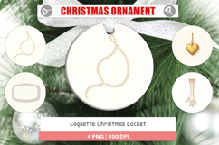 Christmas Coquette Locket Ornament Product Image 1