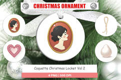 Christmas Coquette Locket Ornament Product Image 1