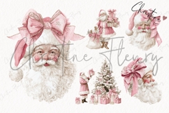 Coquette Santa Claus Clipart Bundle Product Image 5