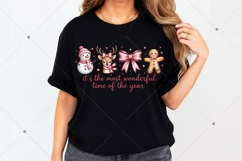Coquette Christmas PNG, It's the most wonderful time of the Product Image 9