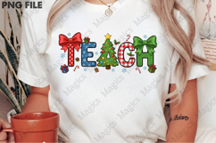 Coquette Christmas Teacher, Preppy Teach Product Image 2