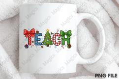 Coquette Christmas Teacher, Preppy Teach Product Image 4