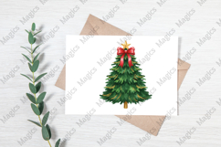 Coquette Christmas Tree Faux Glitter Png Product Image 3