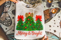 Merry And Bright PNG, Holiday PNG, Christmas Tree PNG, Santa Product Image 4