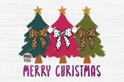 Coquette Christmas Tree Png, Merry Christmas Png Product Image 1
