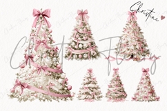 Coquette Christmas Tree Clipart Bundle Product Image 4
