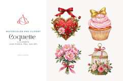 Coquette Watercolor Product Image 1