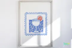 Coquette Coastal Fisherman Frame SVG PNG Clipart Product Image 5