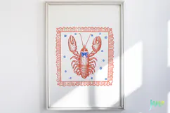 Coquette Coastal Fisherman Frame SVG PNG Clipart Product Image 5