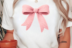 Coquette Crochet Bow PNG Product Image 2