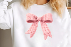Coquette Crochet Bow PNG Product Image 3