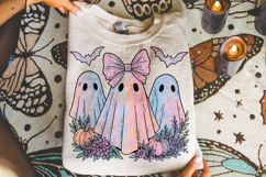 Iridescent Ghost Png, Coquette Halloween Design, Spooky PNG Product Image 3