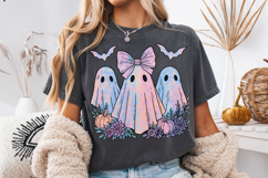 Iridescent Ghost Png, Coquette Halloween Design, Spooky PNG Product Image 4