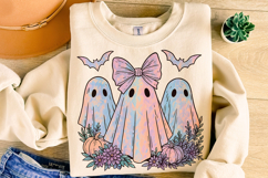 Iridescent Ghost Png, Coquette Halloween Design, Spooky PNG Product Image 5