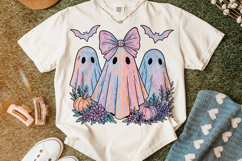 Iridescent Ghost Png, Coquette Halloween Design, Spooky PNG Product Image 6