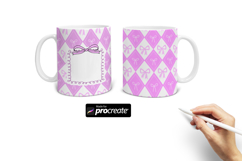 Coquette Diamond Pattern Procreate Brush Product Image 2